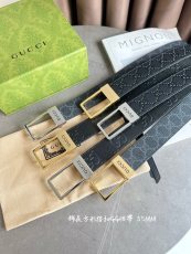 G*ucci  Belts Top Quality 35MM