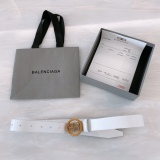 B*alenciaga Belts Top Quality  30MM