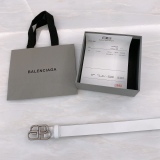 B*alenciaga Belts Top Quality  30MM