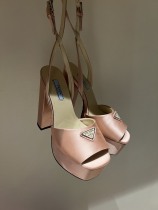 Women P*rada Top Quality Sandals  13.5CM