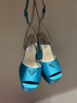 Women P*rada Top Quality Sandals  13.5CM