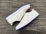 Men Women Louis Vuitton x Air Jordan Top Sneakers