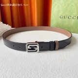 G*ucci  Belts Top Quality 30MM