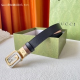 G*ucci  Belts Top Quality 30MM