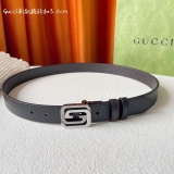 G*ucci  Belts Top Quality 30MM