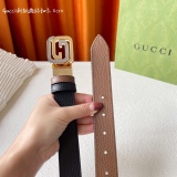 G*ucci  Belts Top Quality 30MM