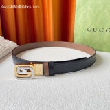 G*ucci  Belts Top Quality 30MM