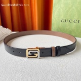 G*ucci  Belts Top Quality 30MM