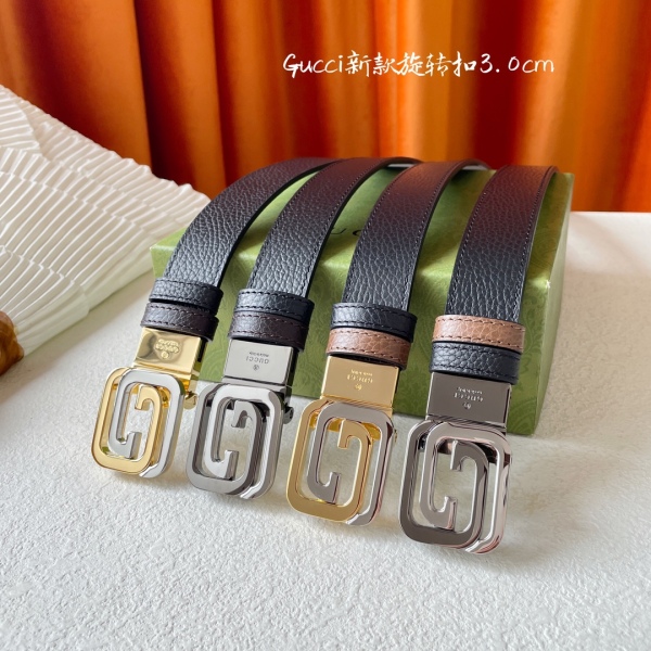 G*ucci  Belts Top Quality 30MM