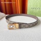 G*ucci  Belts Top Quality 30MM