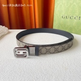 G*ucci  Belts Top Quality 30MM
