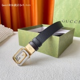 G*ucci  Belts Top Quality 30MM
