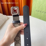 G*ucci  Belts Top Quality 30MM