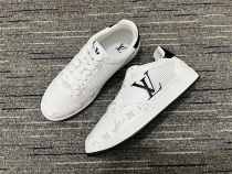 Men Women L*ouis V*uitton x Air Jordan Top Sneakers