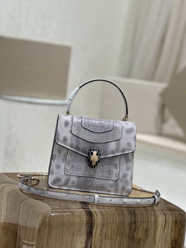B*vlgari  Top Bag  18CM