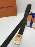 L*ouis V*uitton Belts Top Quality 35MM
