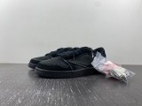 Kids T*ravis S*cott x Air Jordan 1 OG Low PS Black Phantom   DO5442-001