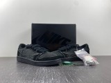 Kids T*ravis S*cott x Air Jordan 1 OG Low PS Black Phantom   DO5442-001