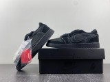 Kids T*ravis S*cott x Air Jordan 1 OG Low PS Black Phantom   DO5442-001