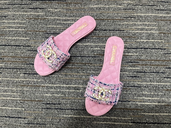 Women C*hanel Top Slippers