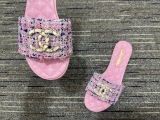 Women C*hanel Top Slippers