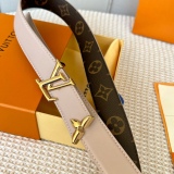 L*ouis V*uitton Belts Top Quality 30MM