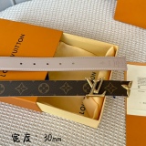 L*ouis V*uitton Belts Top Quality 30MM