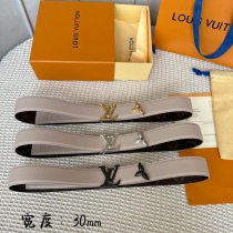 L*ouis V*uitton Belts Top Quality 30MM