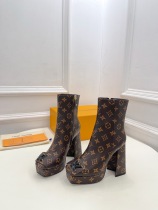 Women L*ouis V*uitton Top Boots