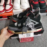 OFF-WHITE x Air Jordan 4 “Bred” CV9388-001