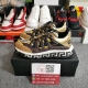 Men Women V*ersace Top Sneakers
