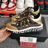 Men Women V*ersace Top Sneakers