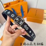 L*ouis V*uitton Belts Top Quality  30MM