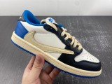 T*ravis S*cott x Fragment x Air Jordan 1 Low OG DM7866-140