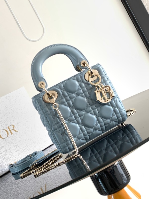 D*ior Top Bag 17*15*7CM