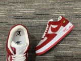 Men L*ouis V*uitton x A*ir J*ordan Top Sneakers