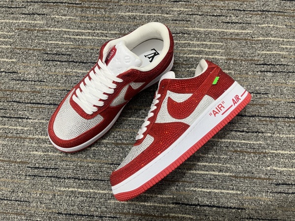 Men L*ouis V*uitton x A*ir J*ordan Top Sneakers