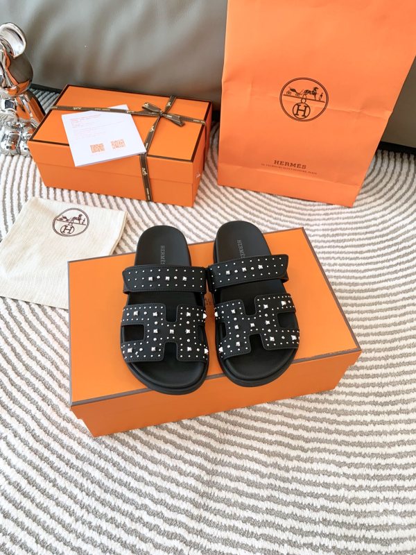 Men Women  H*ermes Top Sandals