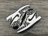 Men D*ior N*ike Top Sneakers