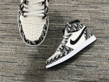 Men D*ior N*ike Top Sneakers