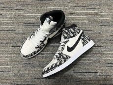Men D*ior N*ike Top Sneakers
