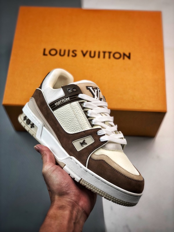 Men L*ouis V*uitton Top Sneakers