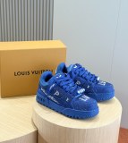 Men L*ouis V*uitton Skate  Top Sneakers