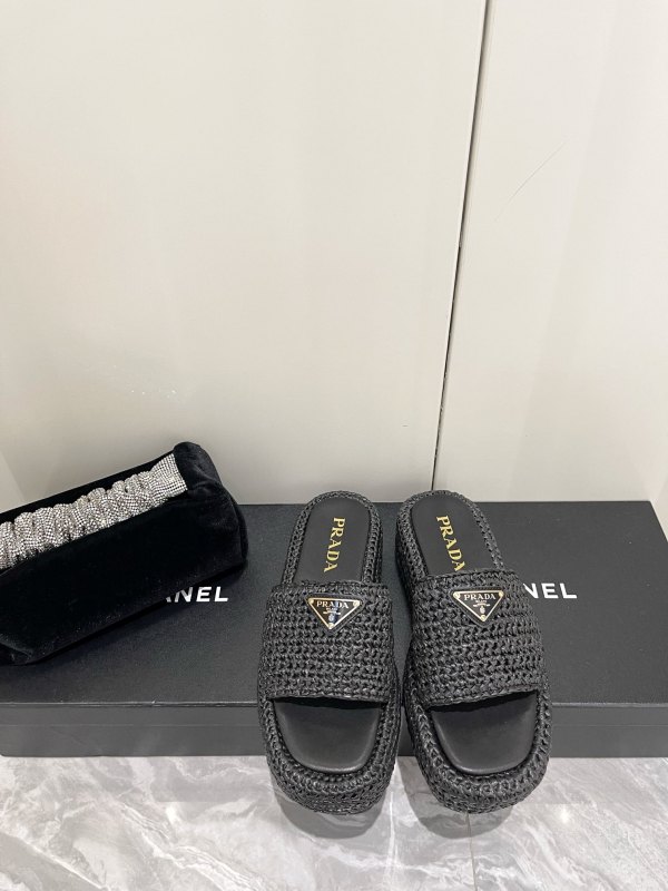 Women P*rada Top Quality Sandals