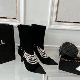 Women C*hanel Top Boots