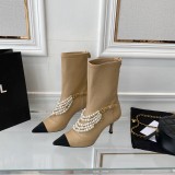 Women C*hanel Top Boots