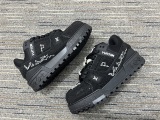 Men L*ouis V*uitton Skate  Top Sneakers