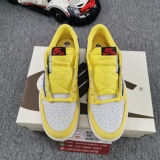 updated batch M  T*ravis S*cott x A*ir Jo*rdan 1 Low OG “Canary”  DZ4137-700