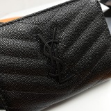 Y*SL Wallets Top Quality  12*10*3CM