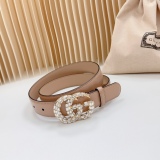 G*ucci  Belts Top Quality 30MM